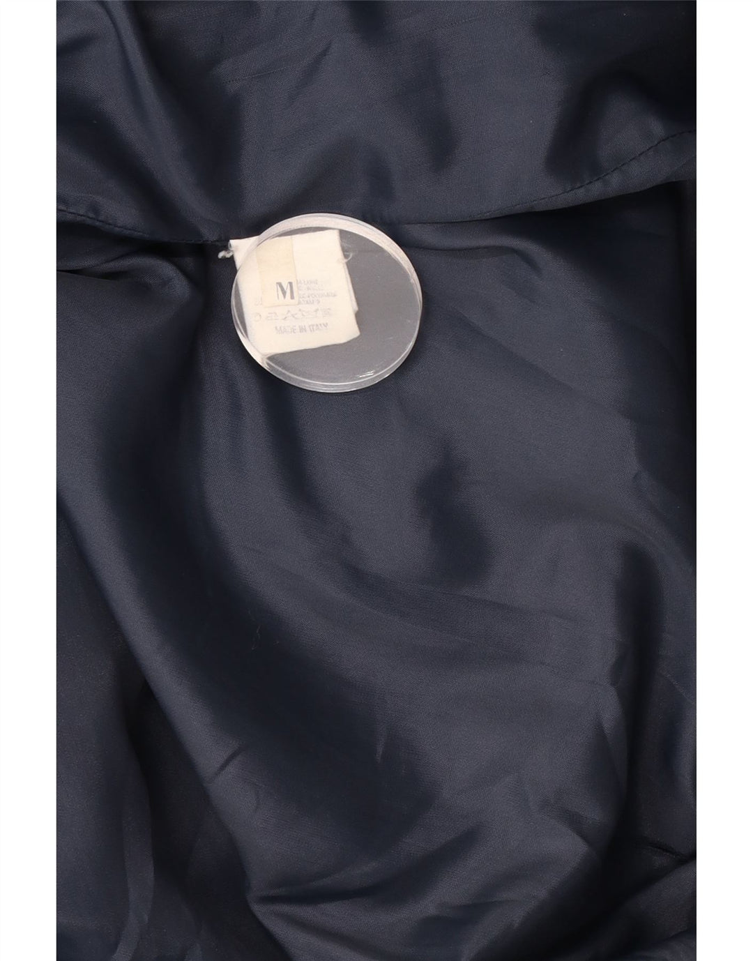 Vintage Damen Übergroßer Dufflecoat UK 14 Mittelmarineblaue Wolle