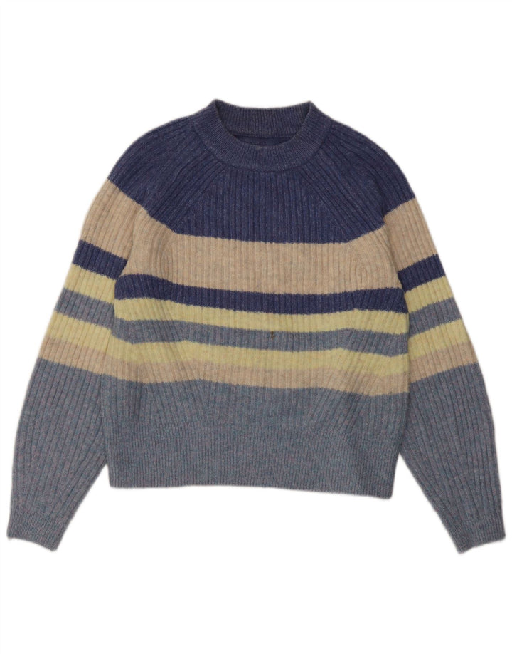 Marks & Spencer Damen-Pullover mit Rundhalsausschnitt, Gr. 10, Größe S, mehrfarbig