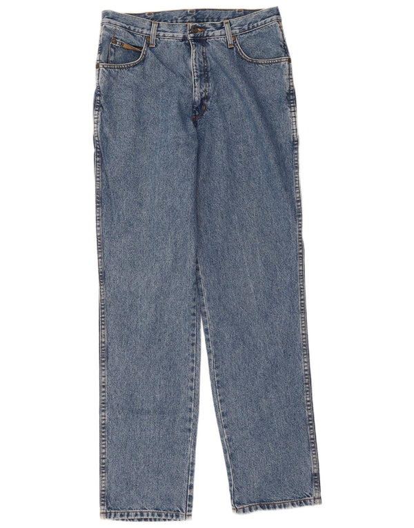Wrangler Herren IDAHO Straight Jeans W34 L34 Blaue Baumwolle