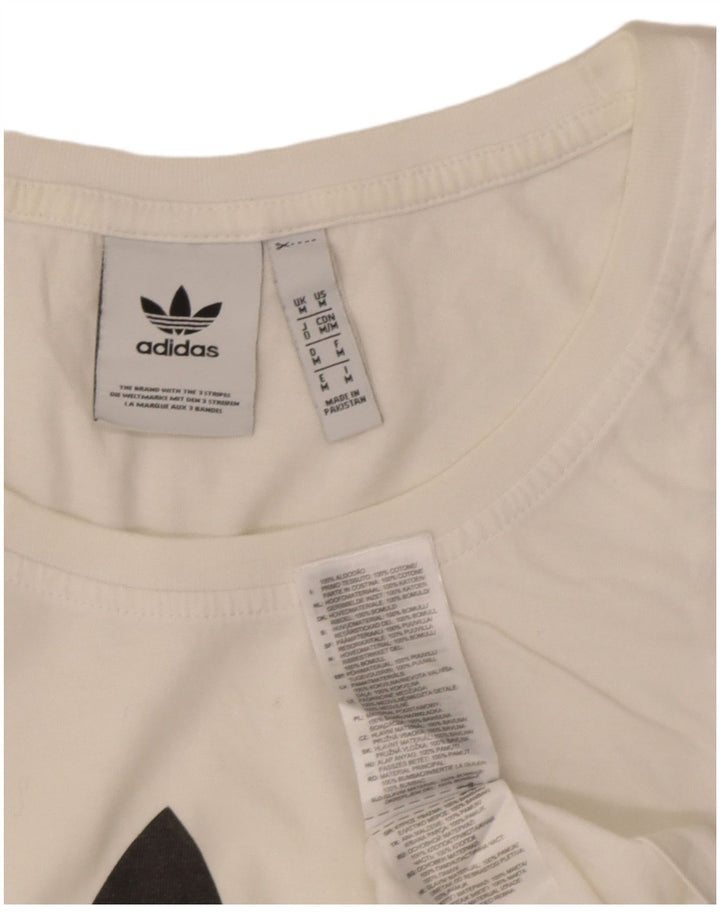 Adidas Herren Graphic Vest Top Mittelweiße Baumwolle