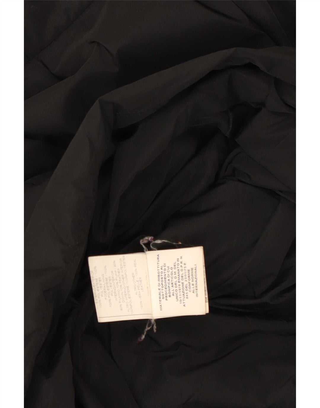 Ermanno Scervino Damen Wattierter Mantel IT 42 Medium Schwarz Polyester