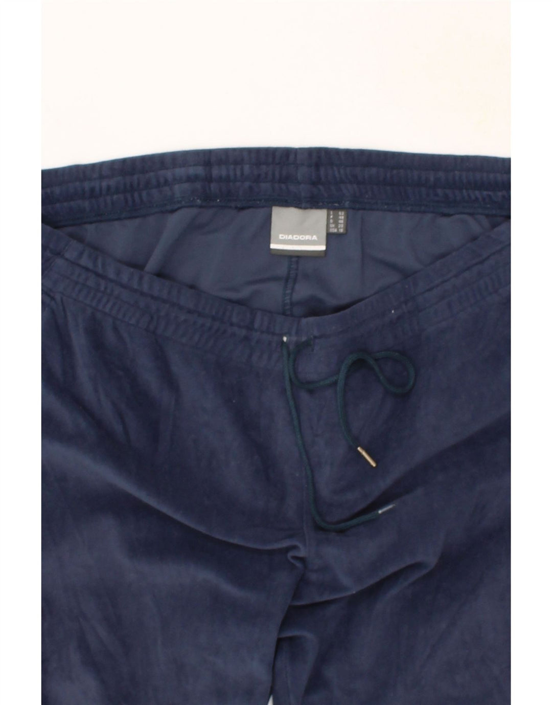 DIADORA Womens Tracksuit Trousers UK 20 2XL Navy Blue Polyester Vintage Diadora and Second-Hand Diadora from Messina Hembry 