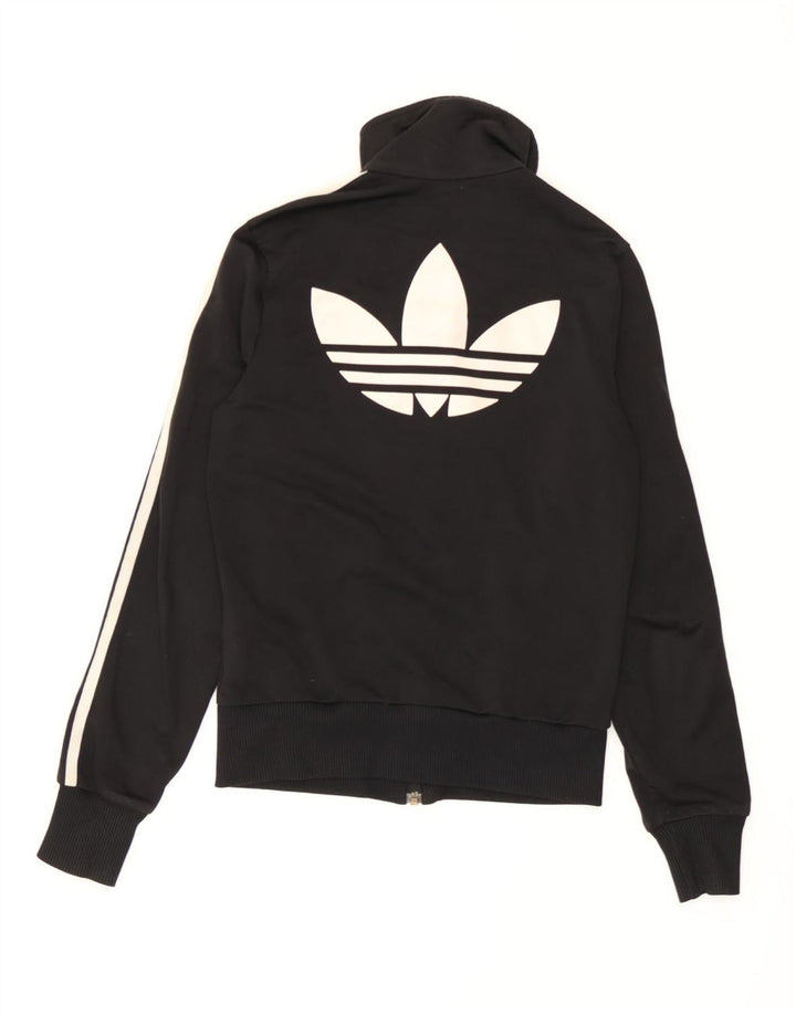 Adidas Damen Graphic Trainingsanzug Top Jacke EU 34 XS Schwarz Polyester