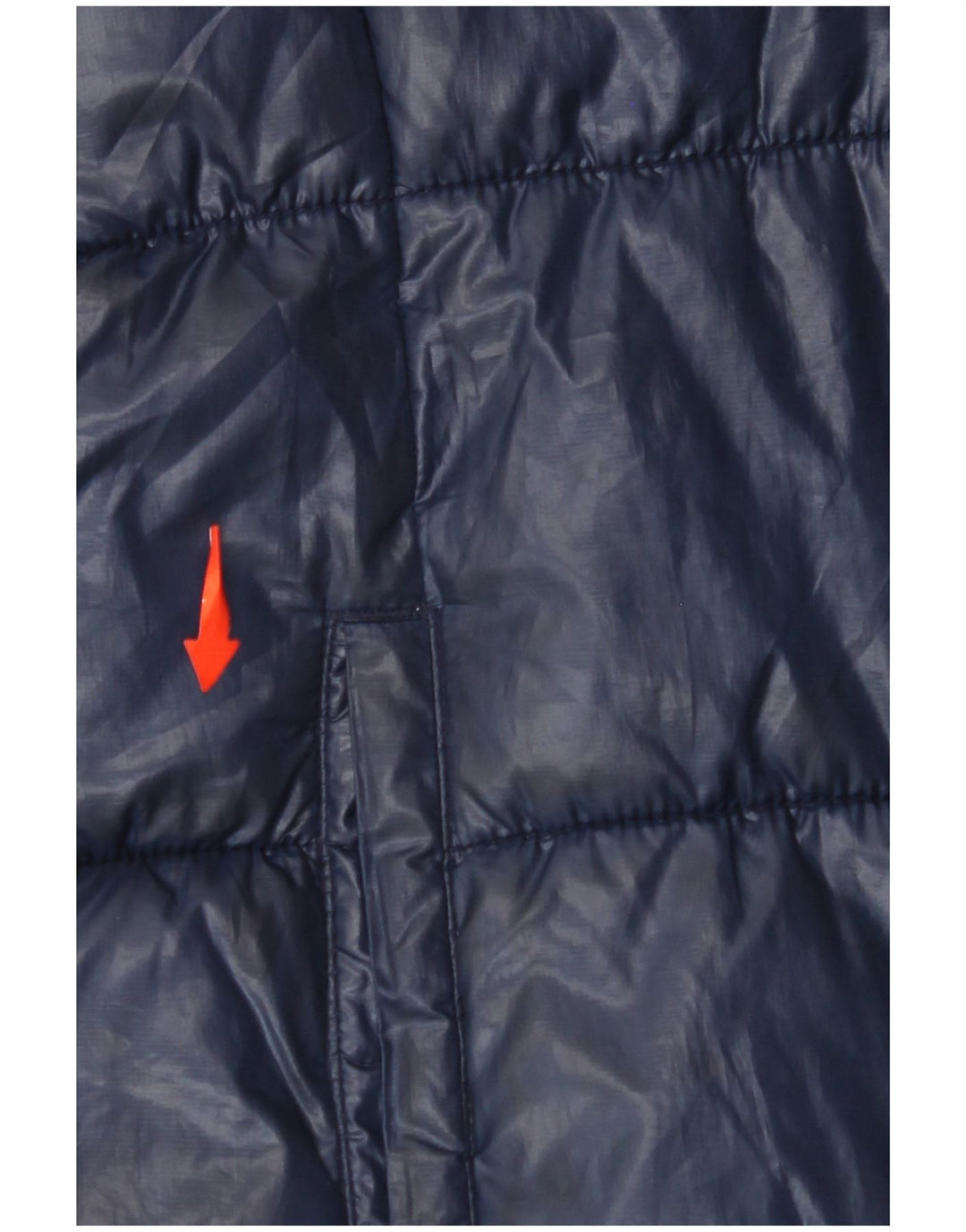 LEVI'S wattierte Mädchenjacke mit Kapuze, 11–12 Jahre, marineblaues Polyester