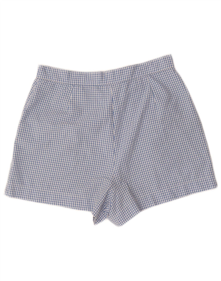 Sergio Tacchini Damen Freizeitshorts IT 44 Medium W28 Blue Gingham