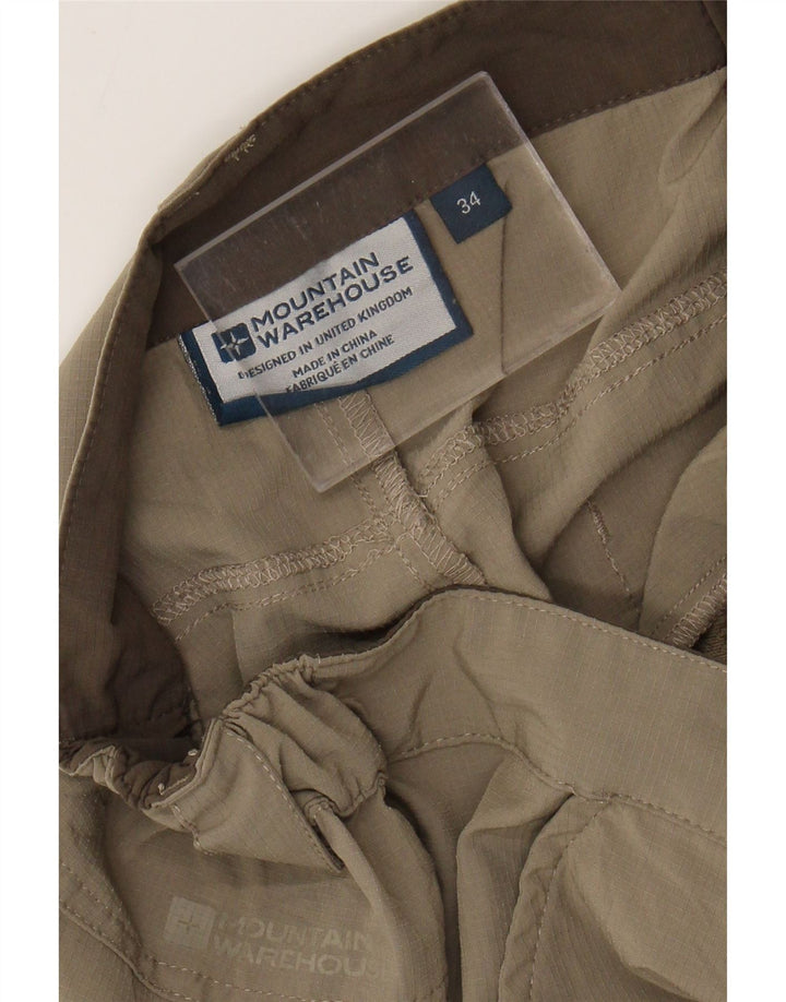 Mountain Warehouse Herren-Cargoshorts W34 Large Khaki