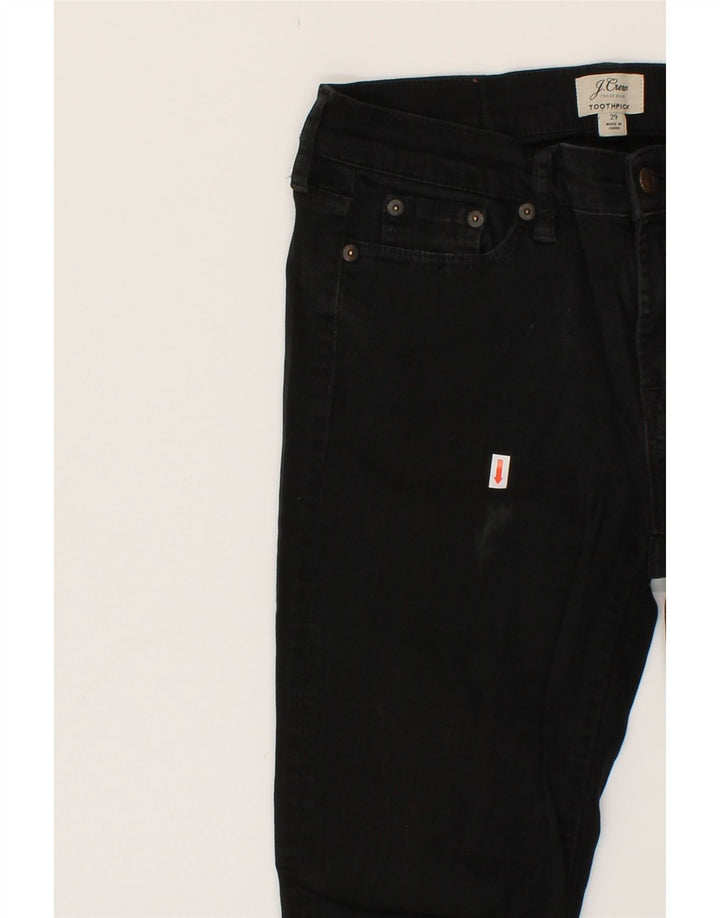 J. CREW Womens Toothpick Skinny Jeans W29 L26 Black Vintage J. Crew and Second-Hand J. Crew from Messina Hembry 