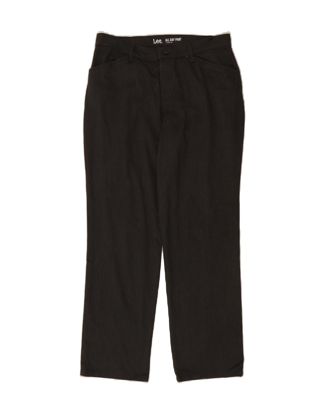 LEE Womens Straight Casual Trousers US 8 Medium W30 L30 Grey Cotton Vintage Lee and Second-Hand Lee from Messina Hembry 