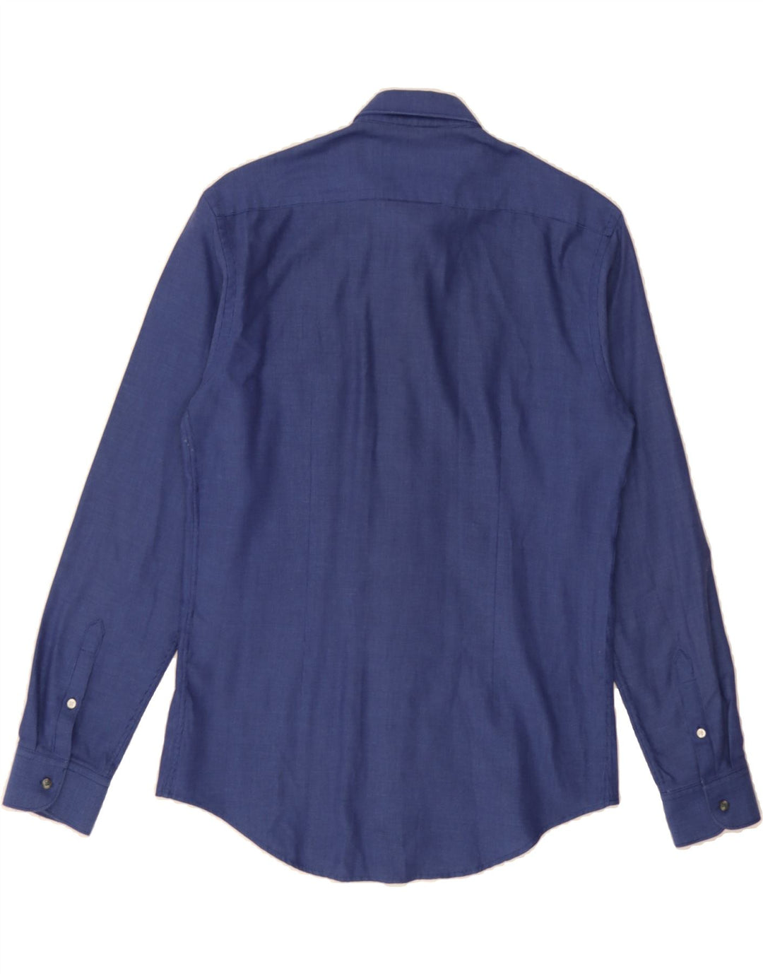 ZARA Mens Slim Fit Shirt Large Navy Blue Vintage Zara and Second-Hand Zara from Messina Hembry 
