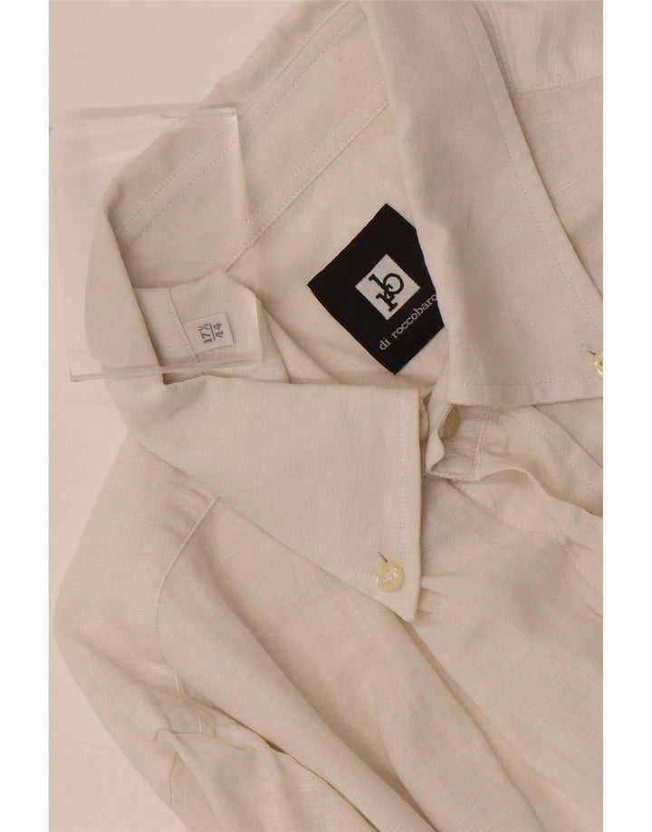 ROCCOBAROCCO Herrenhemd Größe 44 17 1/2 XL Weiß