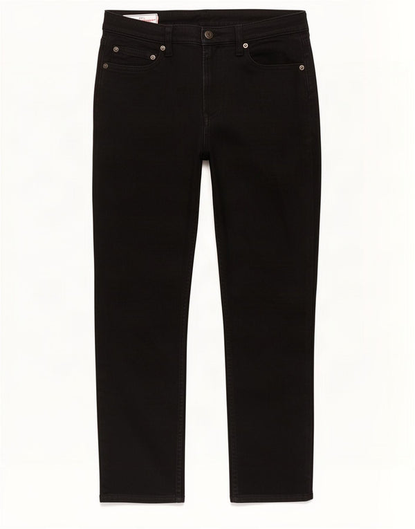 Gap Damen Vintage Crop Mid Rise Slim Jeans W29 L25 Schwarze Baumwolle