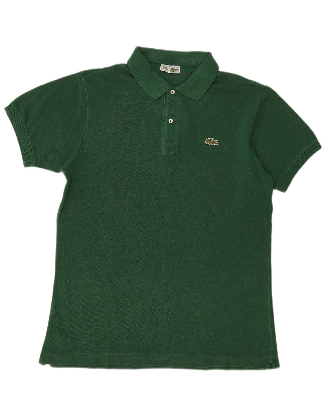 Lacoste Herren-Poloshirt, Größe 5, große grüne Baumwolle