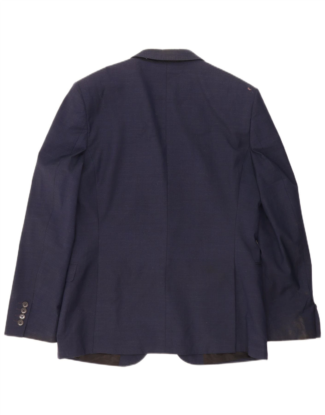 John Lewis Herren-Blazer mit 2 Knöpfen, UK 38, mittelmarineblaue Wolle