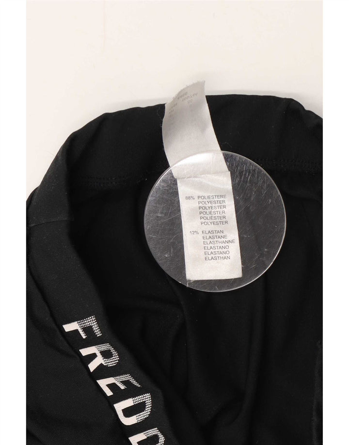 Freddy Womens Graphic Leggings UK 8 Small Black Polyester