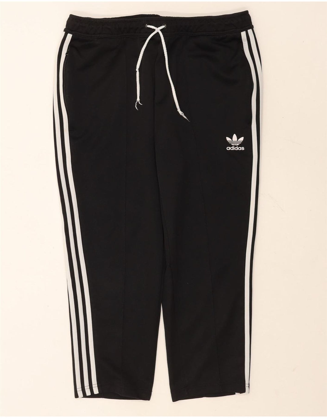 Adidas Herren Capri-Trainingshose, groß, aus schwarzem Polyester