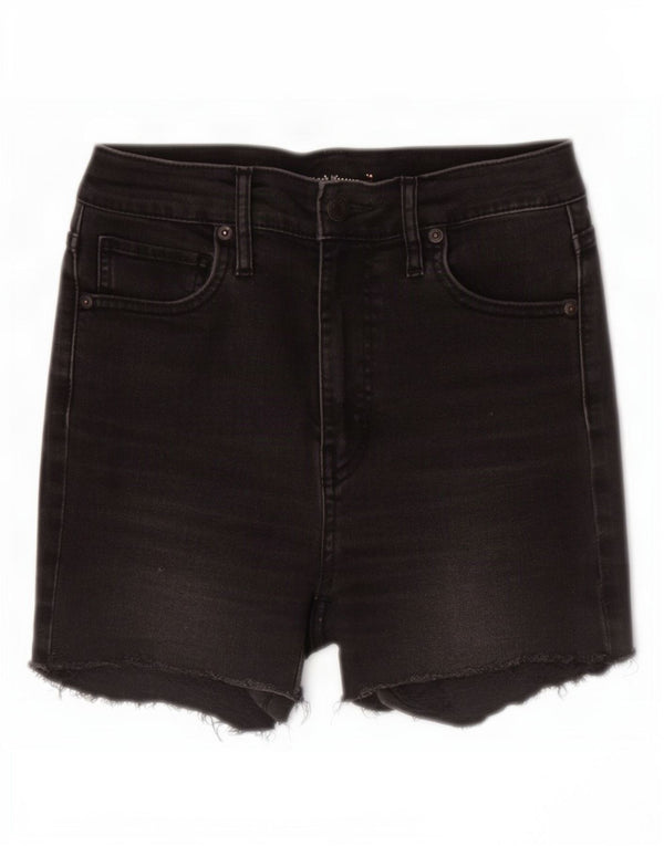 Levi's Damen Mile High Skinny Denim Shorts W26 Small Schwarz