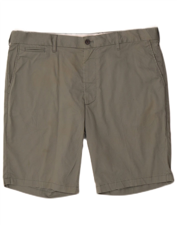 Marks & Spencer Herren Chinoshorts W38 XL Khaki Baumwolle