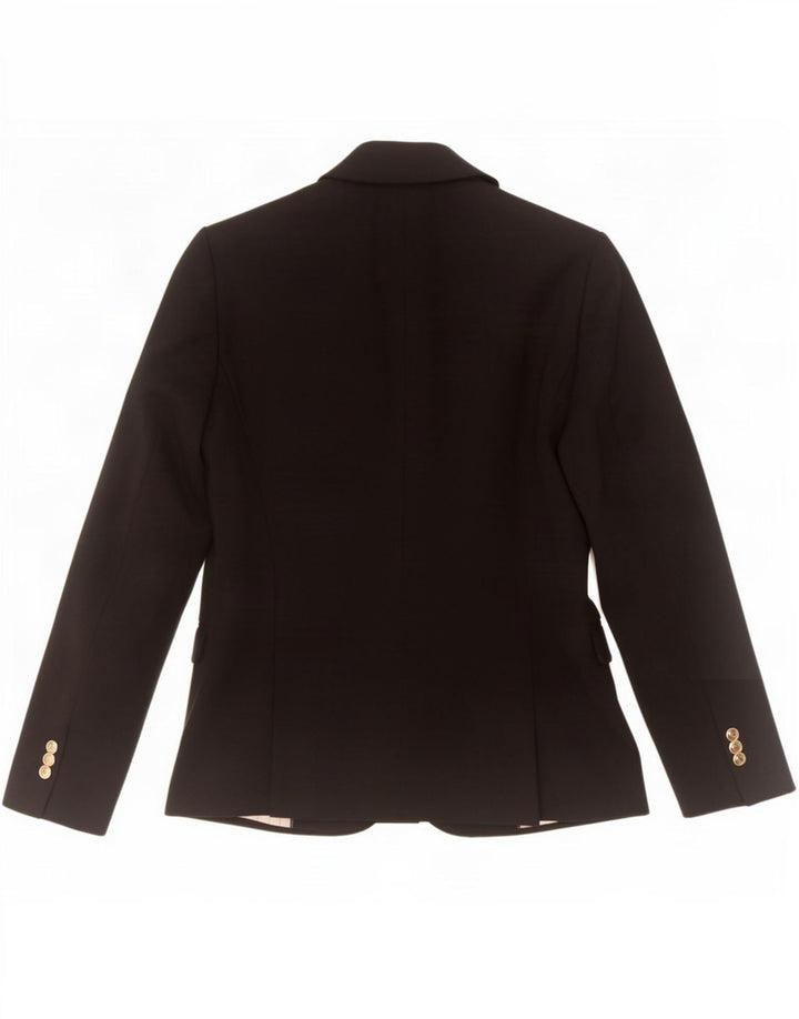Zara Damen 1-Knopf-Blazerjacke UK 10 Small Schwarz