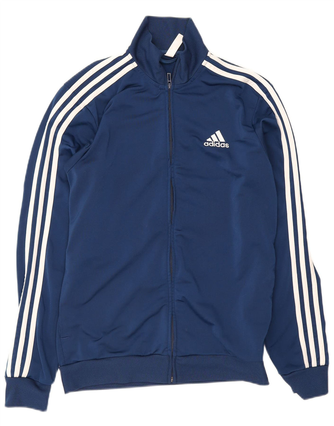 Adidas Herren Trainingsanzug Top Jacke UK 38/40 Medium Marineblau Polyester