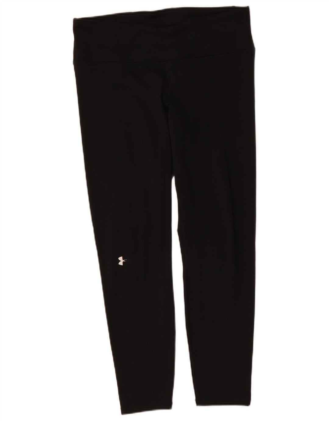 UNDER ARMOUR Damen Cold Gear Leggings UK 14 Large Schwarz Polyester