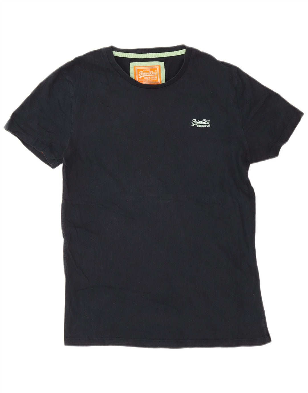Superdry Herren T-Shirt-Oberteil aus Baumwolle in mittlerem Marineblau