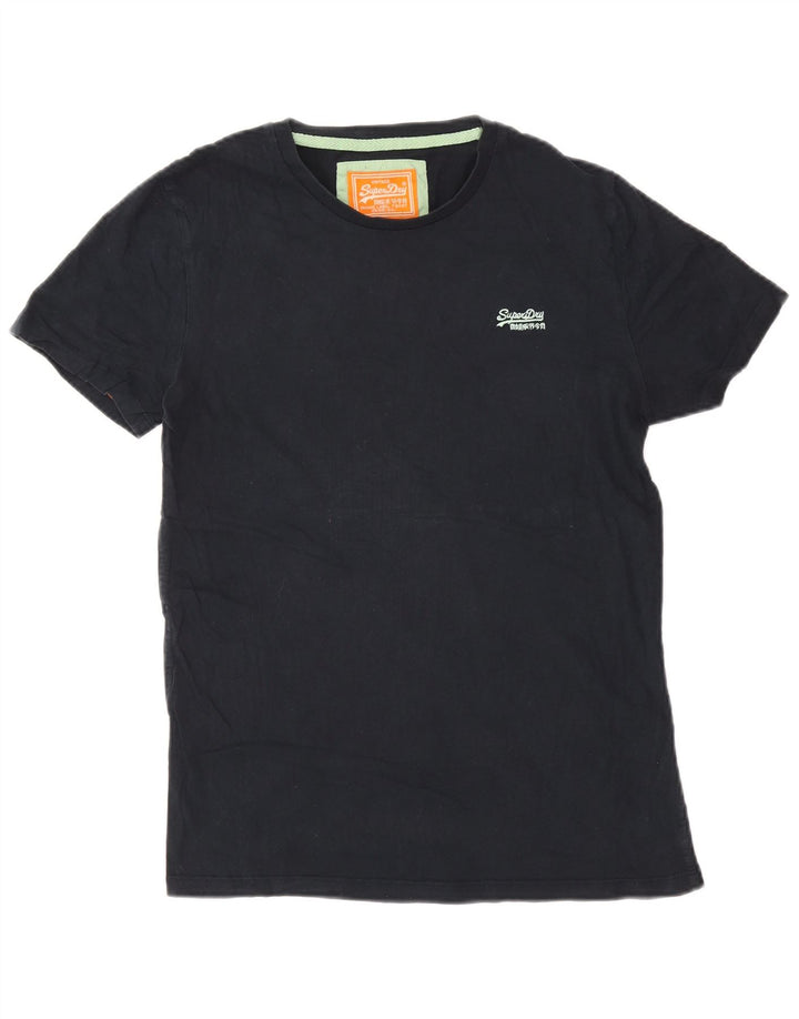 Superdry Herren T-Shirt-Oberteil aus Baumwolle in mittlerem Marineblau