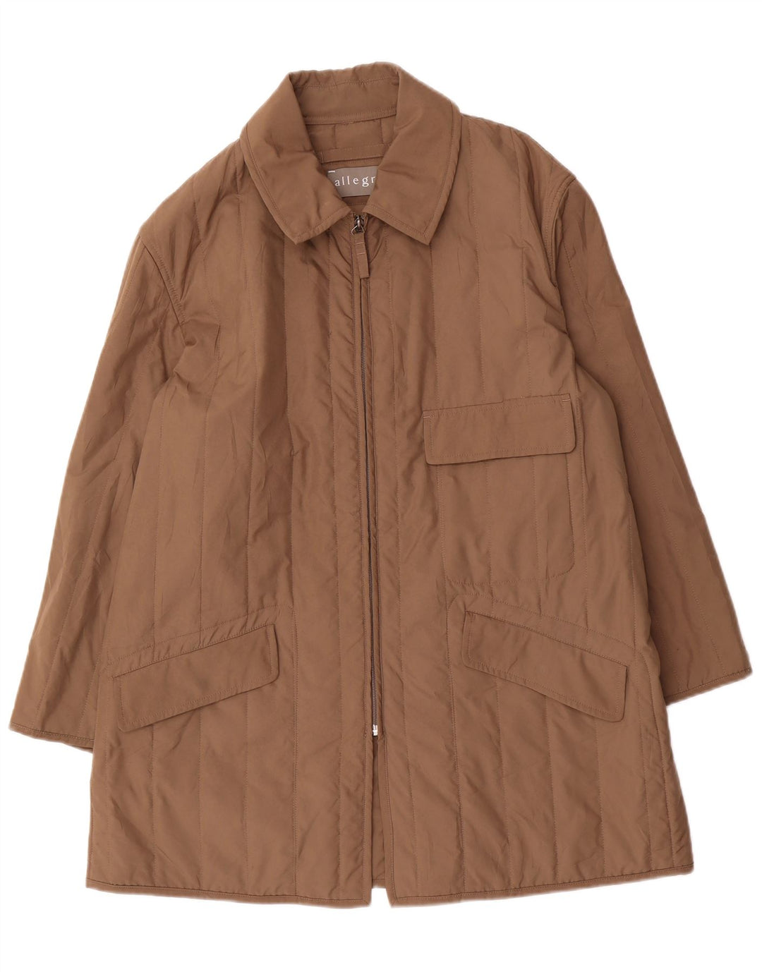 Allegri Damen Mantel IT 48 XL Braun Polyester
