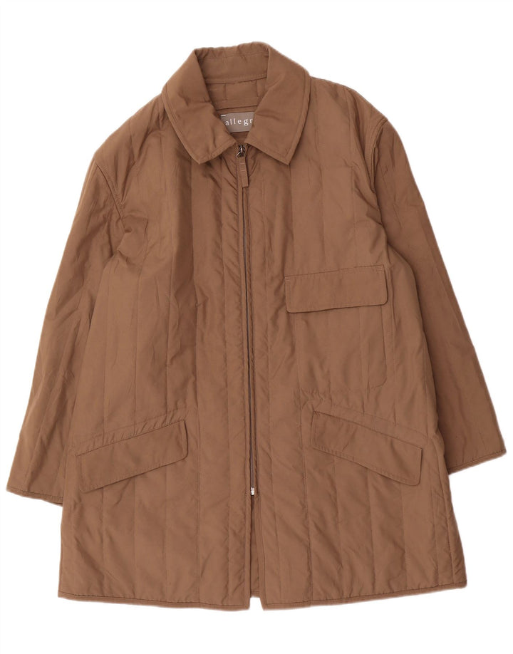 Allegri Damen Mantel IT 48 XL Braun Polyester
