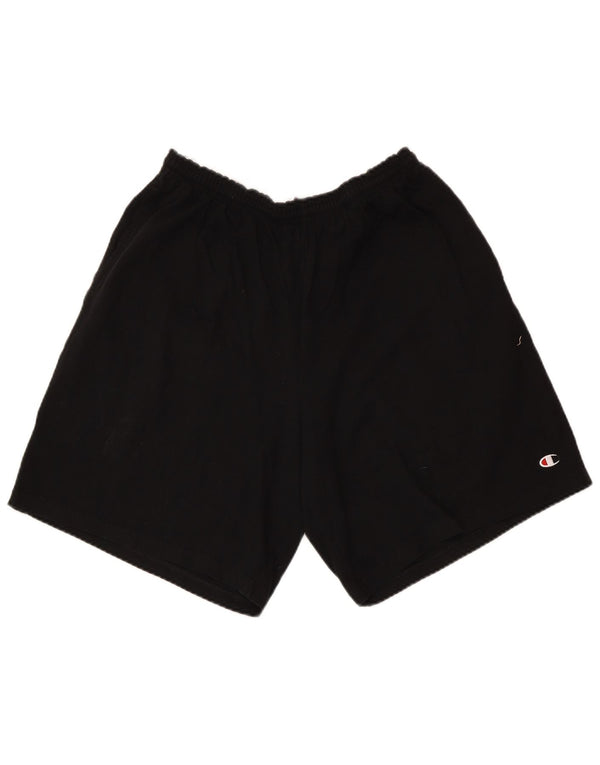 CHAMPION Herren-Sportshorts, groß, schwarze Baumwolle