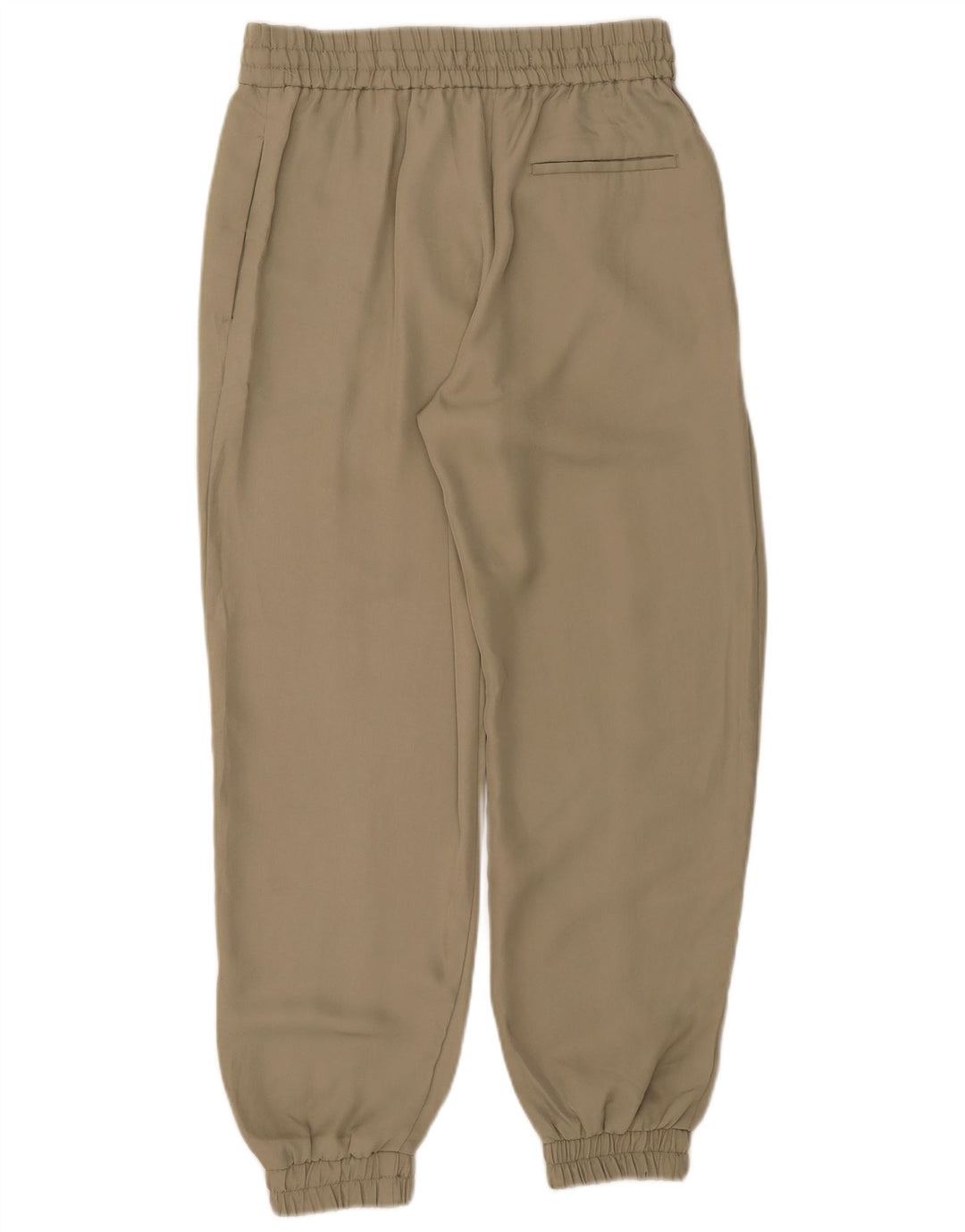 Zara Damen Joggers Freizeithose Medium W28 L26 Khaki Polyester
