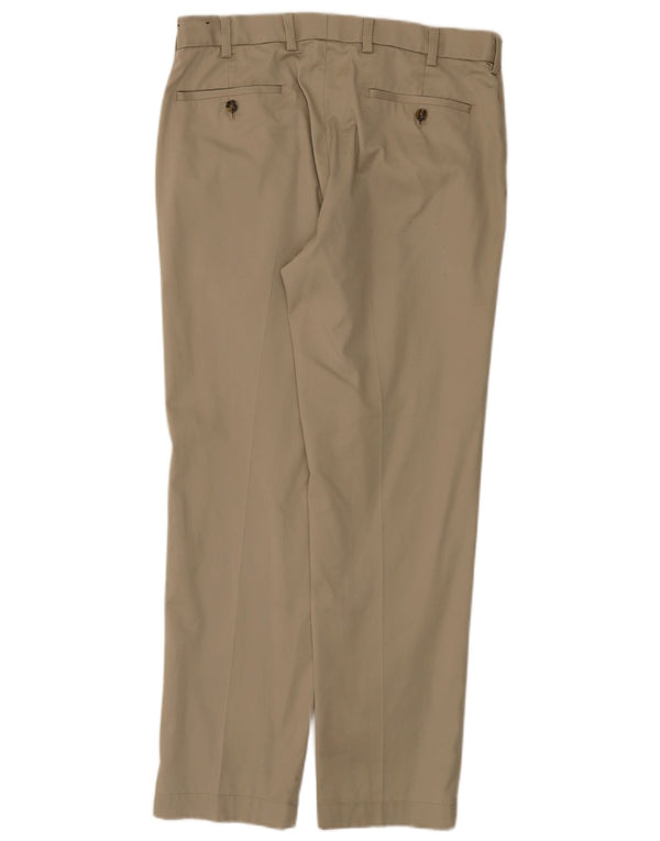 Brooks Brothers Gerade Chinohose für Herren, W34, L30, Beige, Baumwolle