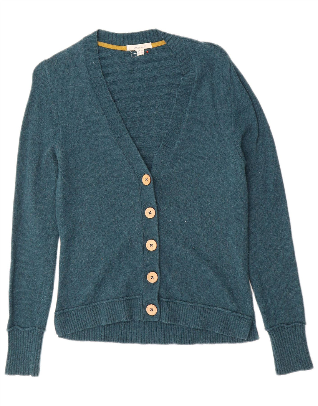 White Stuff Damen-Cardigan-Pullover, Gr. 10, klein, grünes Nylon