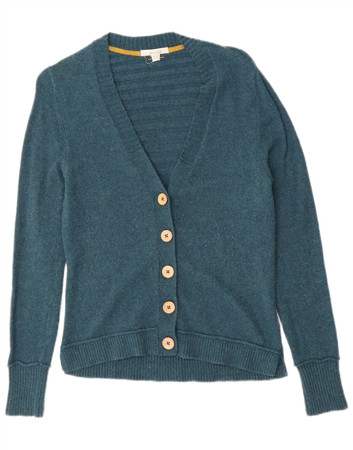 White Stuff Damen-Cardigan-Pullover, Gr. 10, klein, grünes Nylon