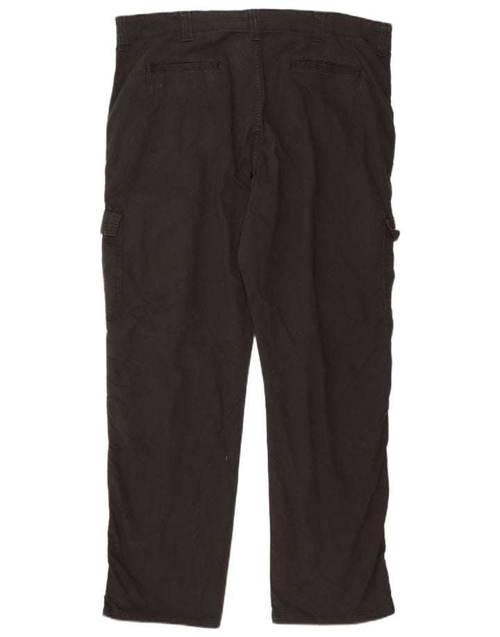 WRANGLER Gerade Cargohose für Herren, W40, L32, schwarze Baumwolle