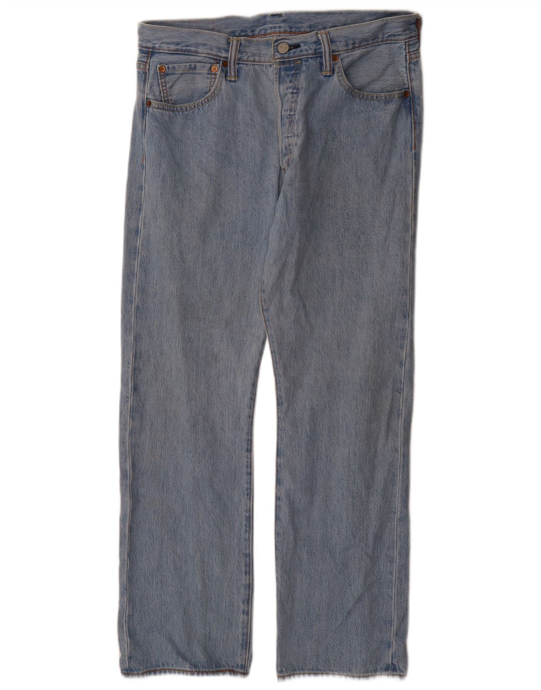 Levi's Herren Straight Jeans W34 L30 Blaue Baumwolle