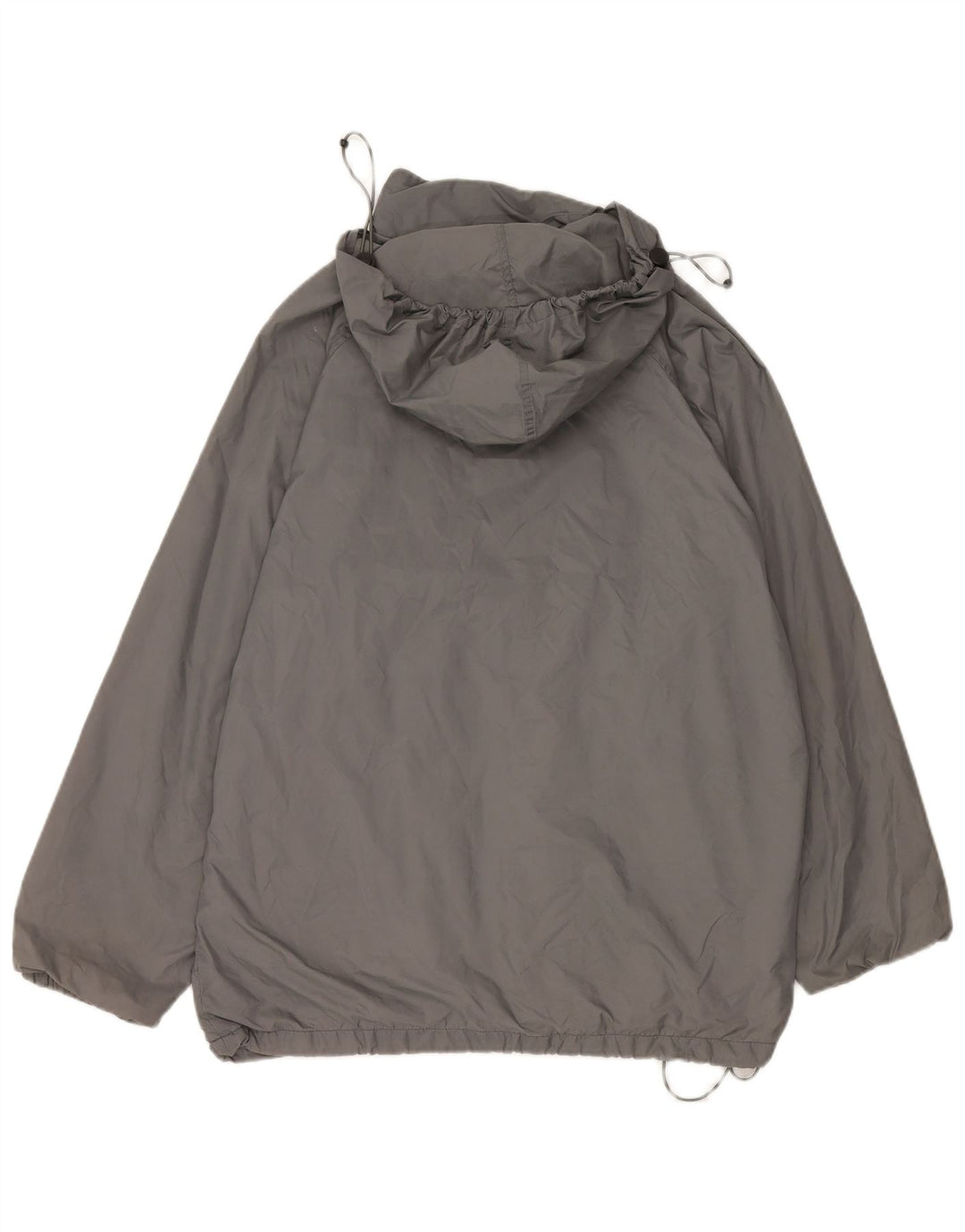 Champion Herren-Regenjacke mit Kapuze, übergroß, UK 38, Mittelgrau