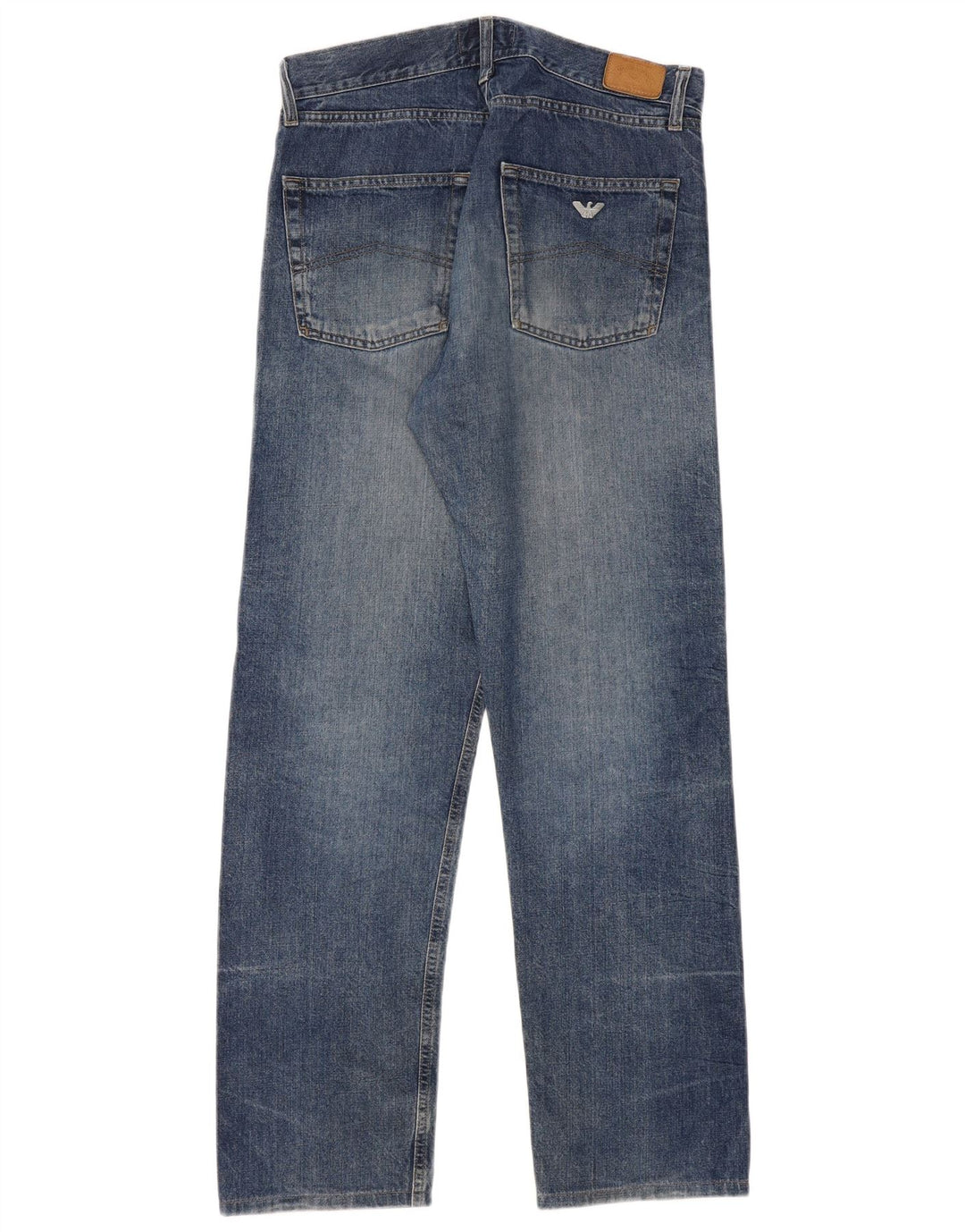 Armani Herren Straight Jeans W34 L31 Marineblau