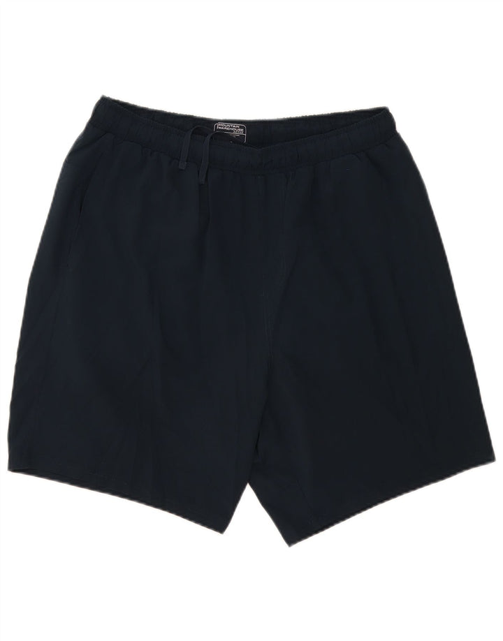 Mountain Warehouse Womens Sport Shorts UK 14 Large Navy Blue Polyester