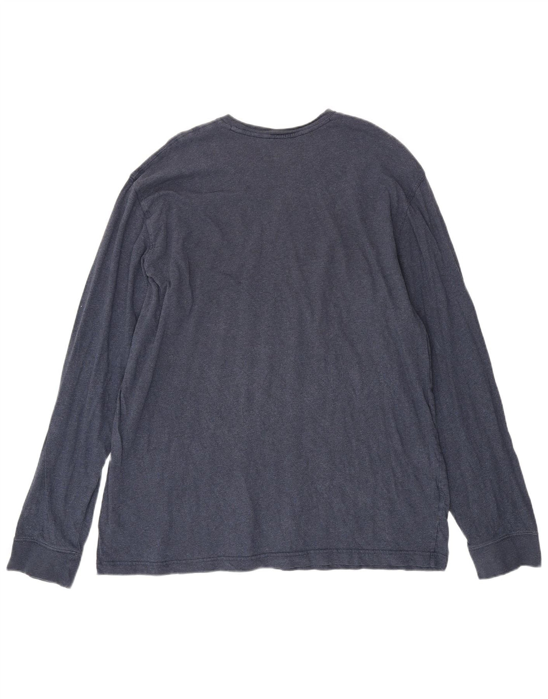 Eddie Bauer Mens Tall Top Langarm XL Marineblau Baumwolle