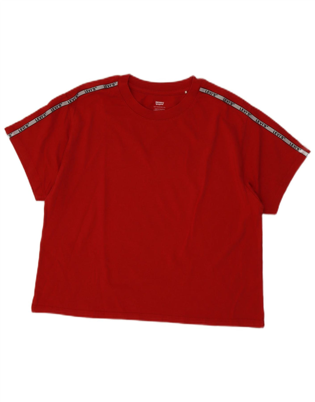Levi's Damen T-Shirt mit Grafik, UK 12, mittelrot