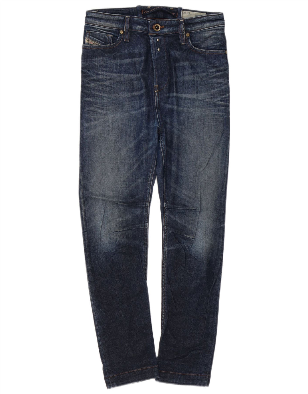 Diesel Damen Easee Low Waist Relaxed Fit Straight Jeans W24 L25 Blau