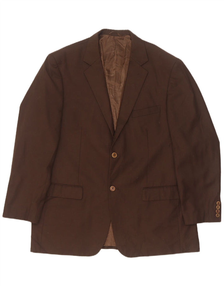 Pierre Cardin Herren 2-Knopf-Blazerjacke IT 58 4XL Braun