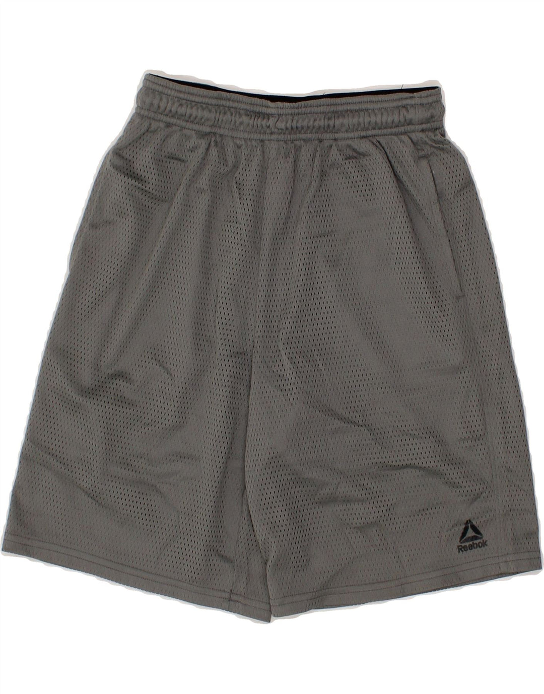 REEBOK Boys Sport Shorts 10-11 Years Medium Grey Vintage Reebok and Second-Hand Reebok from Messina Hembry 