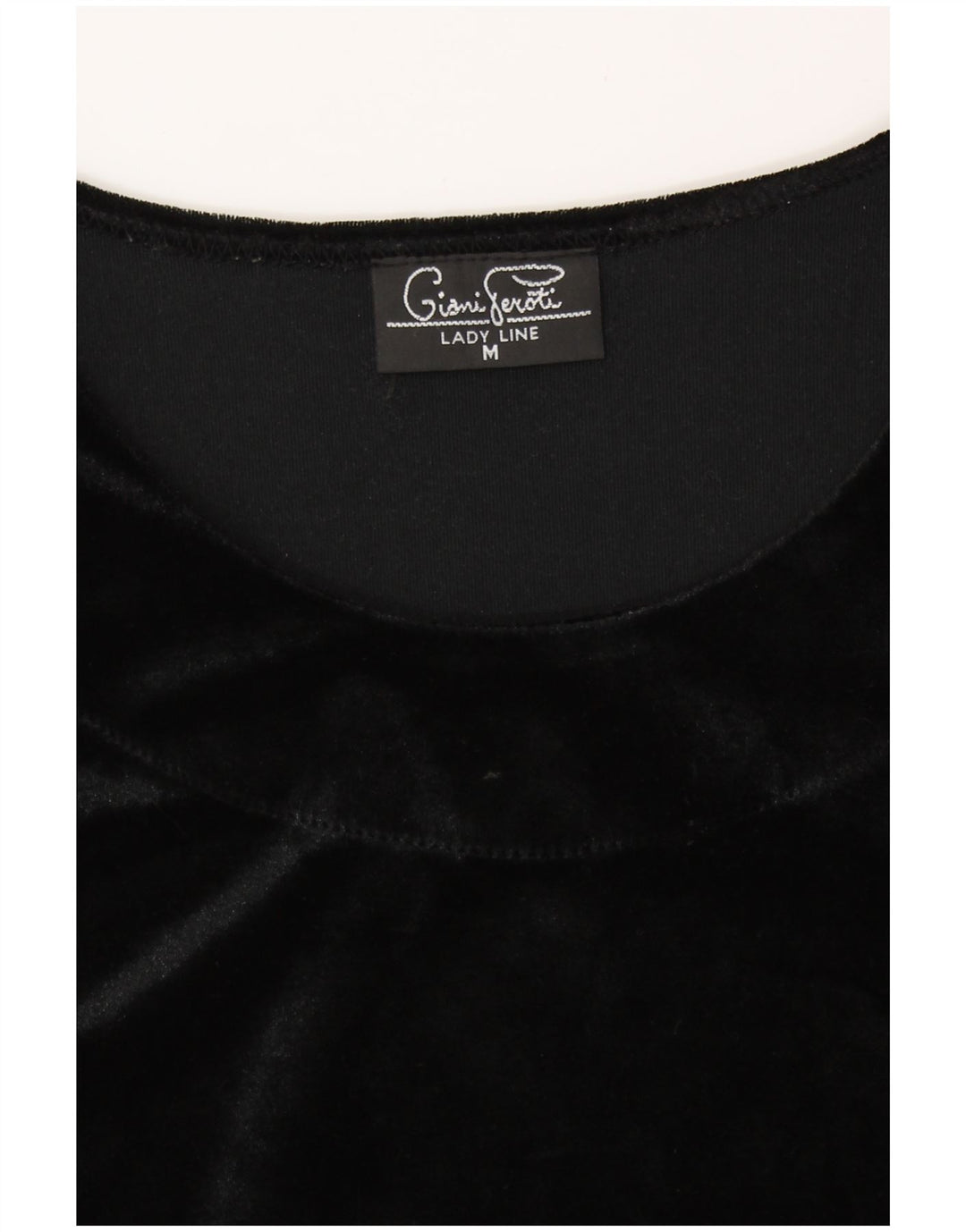 GIANI FEROTI Damen Samt-Body UK 14 Mittelschwarzes Polyester