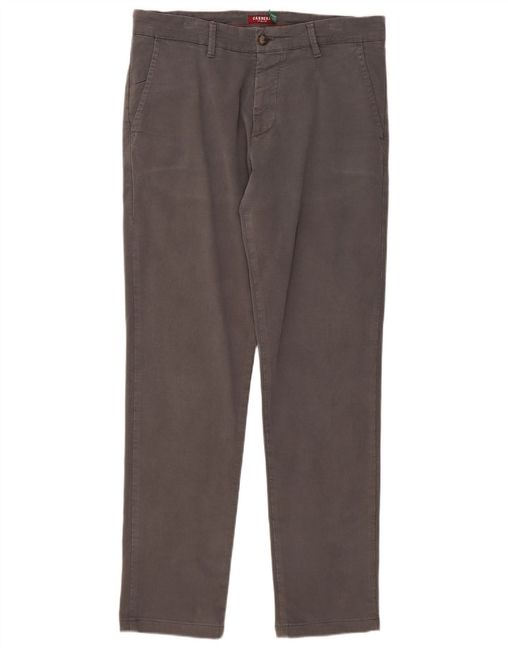 Carrera Herren Regular Chinohose IT 48 Medium W33 L31 Graue Baumwolle