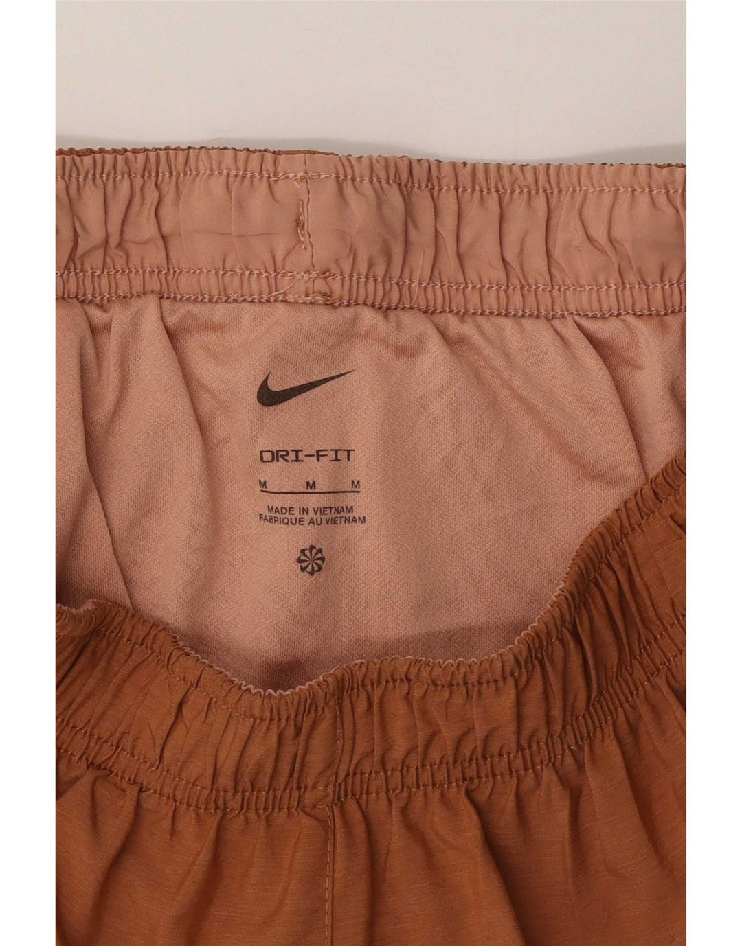 Nike Damen Sportshorts UK 12 Mittelbraunes Polyester