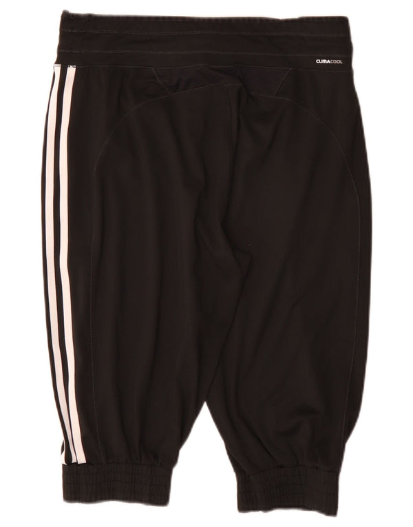 Adidas Damen Bermuda Sport Shorts UK 12 Medium Schwarz Polyester