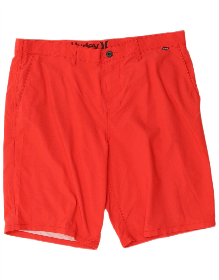 Hurley Herren Chinoshorts W38 XL Rot Polyester