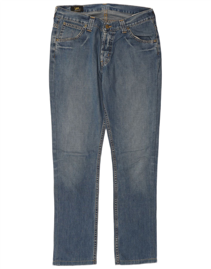 LEE Herren Roscoe Slim Jeans W32 L34 Blaue Baumwolle