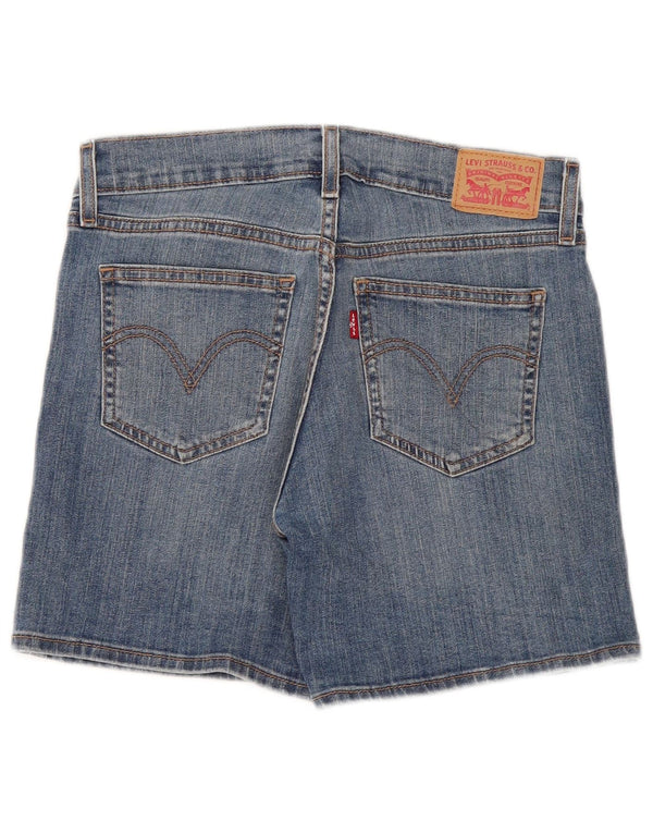 Levi's Damen-Jeansshorts, W27, klein, blaue Baumwolle